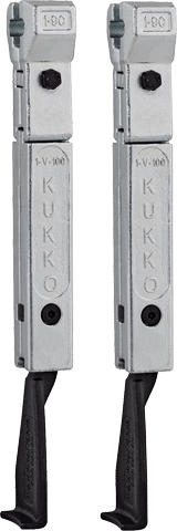 PAIR (2) PULLER ARMS 200 MM W. CLAWS F. CONFINED SPACES