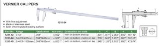 VERNIER CALIPER - INSIZE 1211-40 0-1000mm/ 0-40"