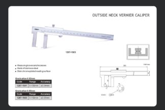 OUTSIDE NECK VERNIER CALIPER - INSIZE 1287-1503 0-150mm