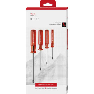 PB Swiss 4 Pce Phillips Classic Screwdriver Set