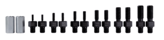 SCREW ADAPTER SET (14 PARTS) F.18-0/18-1 (M4-5-6-8-10-12)
