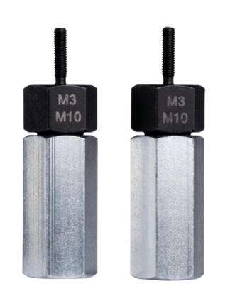 PAIR OF SCREW ADAPTERS M 3 (4 PARTS)FOR 18-0 AND 18-1