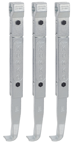 SET (3)EXT?D PULL. ARMS 300 MM