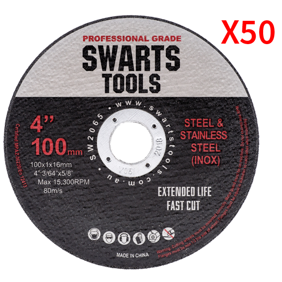 100 x 1mm x 16 Cutting Disc 4" (box 50)