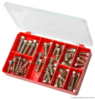 Large Japanese Fine Hex Sems Screws