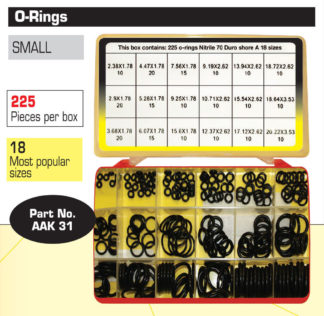NBR-70 O-rings - Small Kit