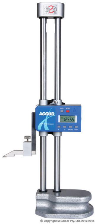 Accud - 600mm Dual Scale Digital Output Height Gauge