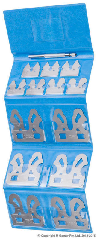 0.5-13mm 180° Radius Gauge Set