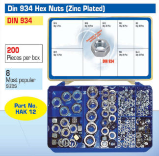 DIN 934 Zinc Plated Hex Nuts