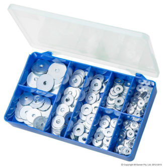 Small Zinc Plated Fender (Penny) Washers