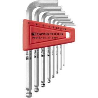 PB Swiss 8 Pce Hexagon Key L-Wrench Set with Ball Point
