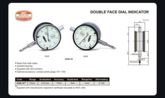 DOUBLE FACE DIAL INDICATOR
