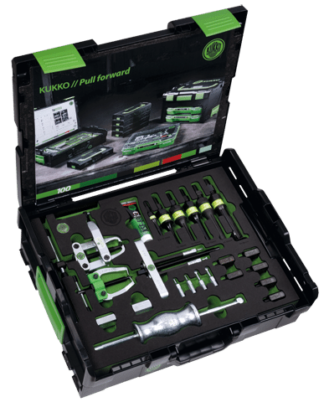UNIVERSAL PULLER SET 21 PCS: FOR BEARINGS 8 - 48 MM