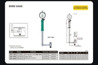 BORE GAGE (setting ring is not included)