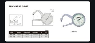 THICKNESS GAGE (jaw length 35mm)