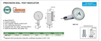 PRECISION DIAL TEST INDICATOR