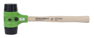 RECOILLESS HAMMER "SELECTHOR" ?60MM RUBBER (PU) WITH CHANGEABLE HEADS