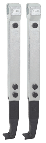 PAIR (2) PULLER ARMS 400 MM W. CLAWS F. CONFINED SPACES
