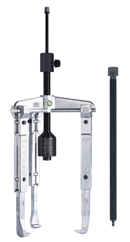 3-ARM UNIV. PULLER 200X300 MM SLIDING ARM TYPE WITH HYDRAULIC SCREW 8-01