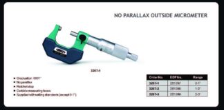 OUTSIDE MICROMETER - Insize 3207-1 0-1"