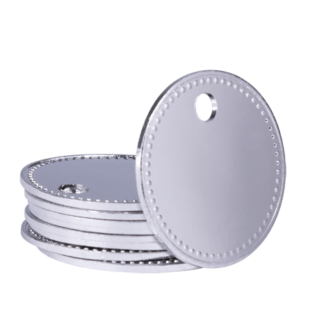 TOOL MARKS ALUMINIUM WITH EMBOSSED EDGE PE = 10 PIECES