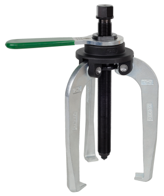 Kukko 3-Armed "Alligator" Puller with Fixed Puller Legs and Anti-Slip Protection
