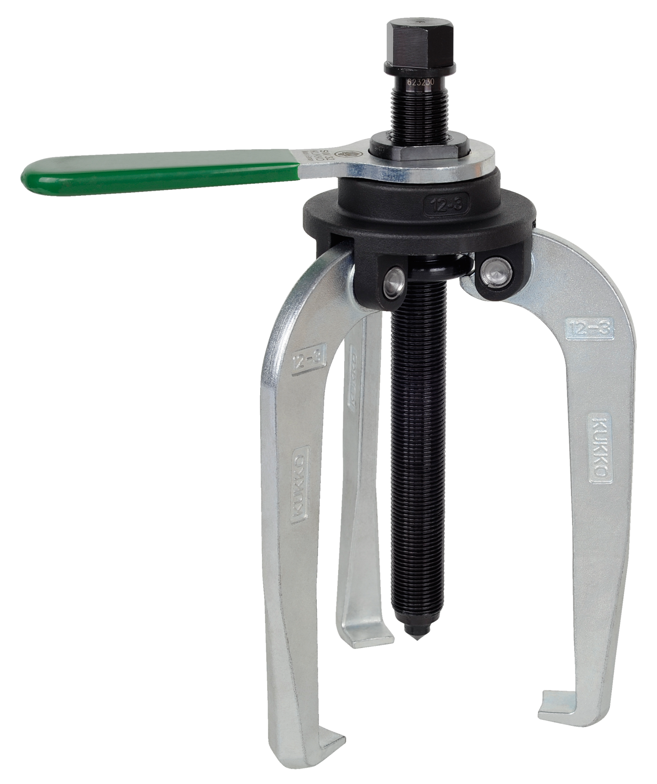 Kukko 3-Armed "Alligator" Puller with Fixed Puller Legs and Anti-Slip Protection