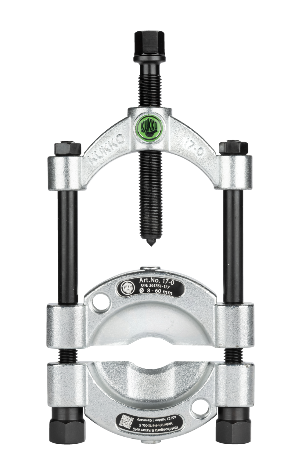 Kukko Cutting device with quick-action clamping spindle