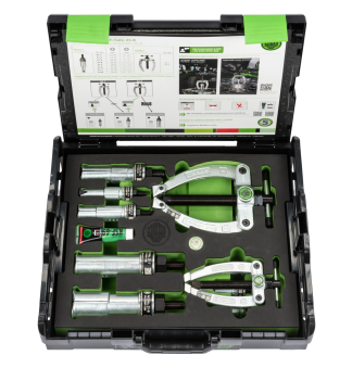 Kukko 25-B Ball Bearing Extraction Set with Counter Support 10 Piece