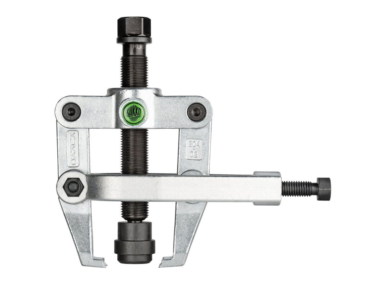 Kukko 2-Arm Bearing Puller with Side Clamp & Adapter 204-V