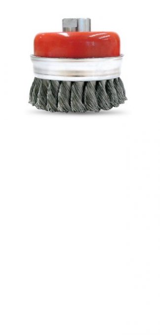 100mm 1 Row 0.50mm Stainless Steel Twist Knot Cup Brush