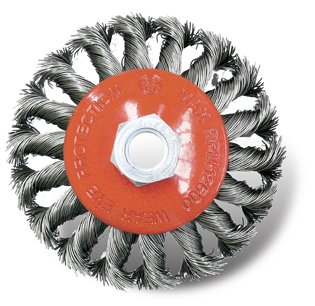 100mm 1 Row 0.50mm Twist Knot Bevel Brush
