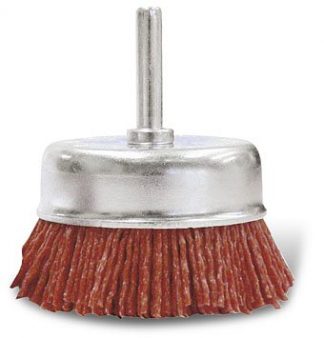 75mm NylonGrit Cup Brush with hex shank