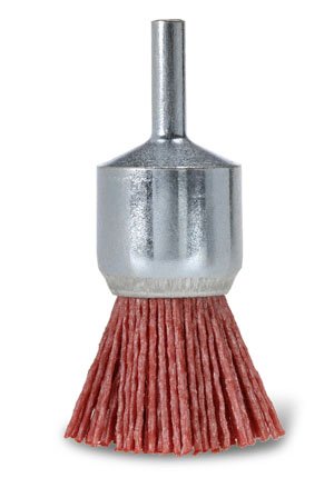 25mm NylonGrit End Brush with hex shank