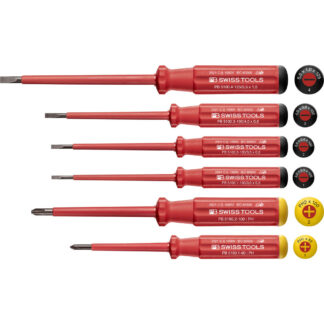 PB Swiss 6 Pce Slotted & Phillips Classic VDE Screwdriver Set
