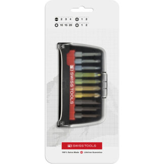 PB Swiss PrecisionBits E6.3 (1/4") 10 Pce Set in Skin Pack