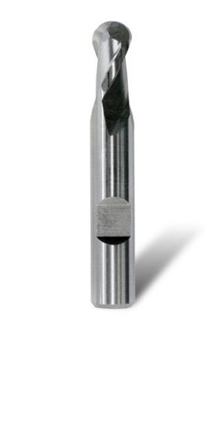 10mm Long Ball Nose Flatted HSS Cobalt Slot Drill