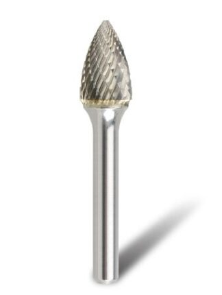 1/2" SG-13 Tree Pointed Nose 1/4" Shank Burr
