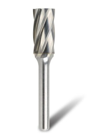 1/2" SA-5 Cylindrical 1/4" Shank Burr Non Ferrous