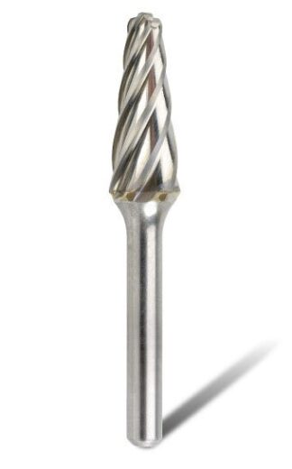 1/2" SL-4 14 Deg. Included Angle 1/4" Shank Burr Non Ferrous