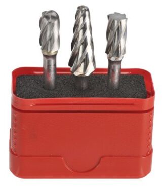 3 Pce S3 Non Ferrous Cut Burr Set