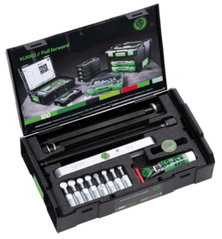 UNIV. BALL BEARING EXTR. SET FOR MEDIUM SIZED BEARINGS