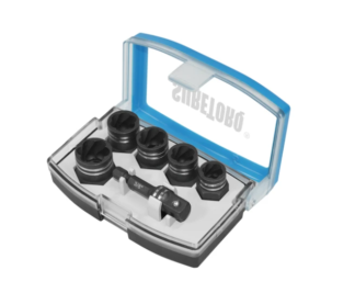 Suretorq 6 Piece Impact Damaged Nut/Bolt Extractor Set