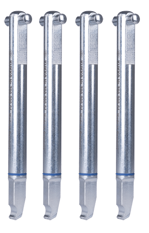 SET OF 4 BROAD PULLING ARMS FOR 70-02 "PULLPO" WITH 7 RINGS