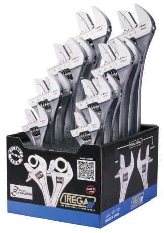 IREGA REVERSIBLE ADJ WRENCH CHROME STYLE 92 - MERCH