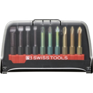 PB Swiss PrecisionBit E6.3 (1/4") 10 Pce Set in BitCase