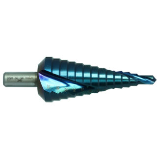 6-30mm Spiral Flute Step Drill TiAIN Coated
