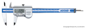 Accud - 150mm Coolant Proof Dual Scale Digital IP67 Caliper