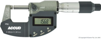 Accud - 50-75mm Coolant Proof IP65 Digital Outside Micrometer
