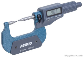 Accud - 25-50mm Digital Outside Point Micrometer